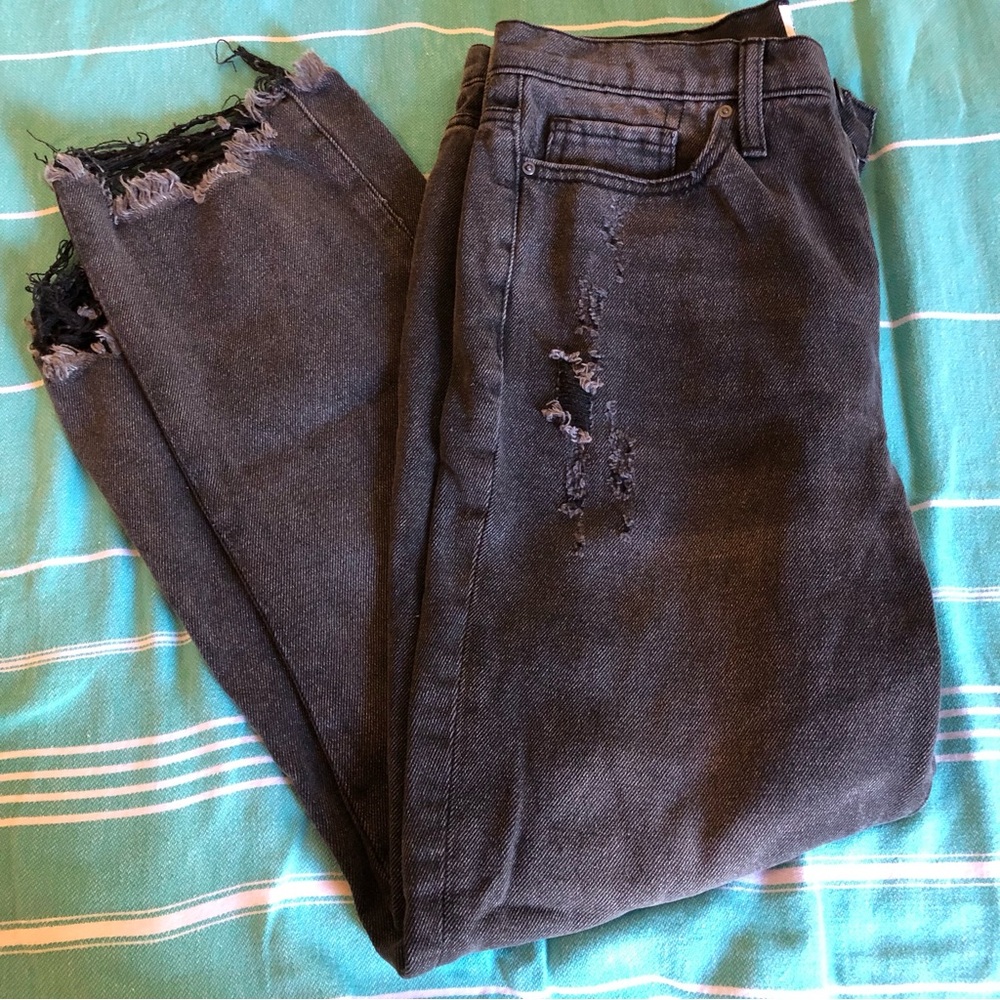 Simple Society Distressed Black Women's Jeans size 9/29 - Picture 1 of 10